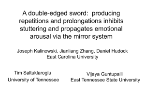 A double-edged sword: producing repetitions and prolongations