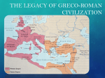 The Legacy of Greco-Roman Civilization