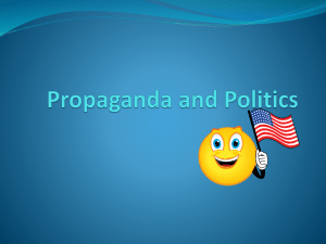 Propaganda and Politics