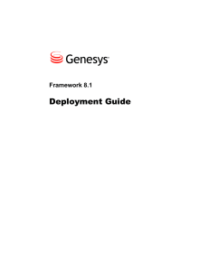 Framework 8.1 Deployment Guide