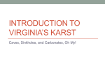 Introduction to Virginia*s Karst