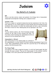 Key Beliefs of Judaism
