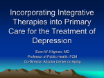 Incorporating Integrative Therapies into Primary Care for the