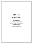 the 4 p`s marketing - Drug