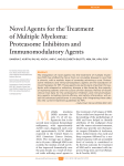 Novel Agents for the Treatment of Multiple Myeloma
