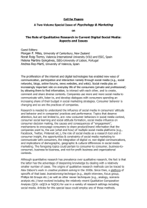 The Role of Qualitative Research in Current Digital Social Media