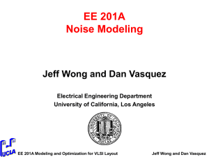 Noise Modeling - Design Automation Laboratory