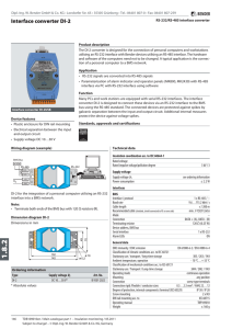 Interface converter DI-2