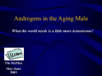 Androgens in the Aging Male