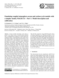 Emulating coupled atmosphere-ocean and carbon cycle models