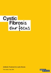 Antibiotic Treatment for cystic fibrosis
