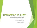 Refraction of Light