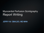 Myocardial Perfusion Scintigraphy Report Writing