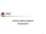 DNS-Introduction - Personal Web Pages