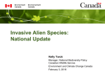 Invasive Alien Species: National Update
