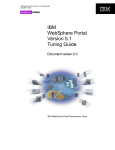 IBM WebSphere Portal Version 5.1 Tuning Guide