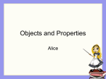 Objects and Properties - Troy High School Fundamentals of