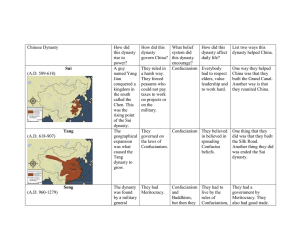 Chinese Dynasty