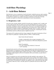 acid-base balance review notes