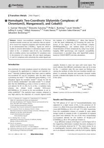 Homoleptic Two-Coordinate Silylamido Complexes of Chromium(I