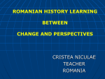 romanian history learning between change and