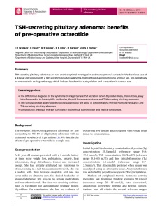 TSH-secreting pituitary adenoma