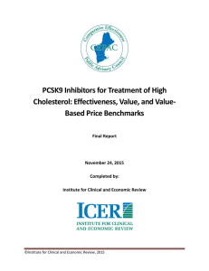 Report - Institute for Clinical and Economic Review