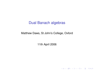 Dual Banach algebras