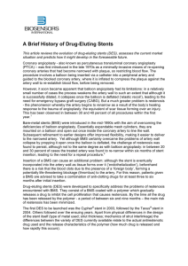 A Brief History of Drug-Eluting Stents