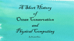 A Short History of Ocean Conservation and