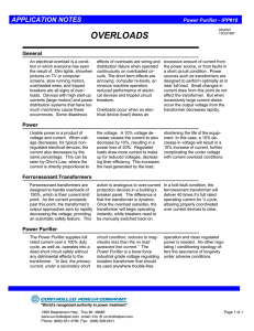 overloads - Controlled Power Company