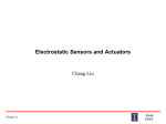 Electrostatic Sensors and Actuators