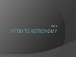 Astronomy part 2