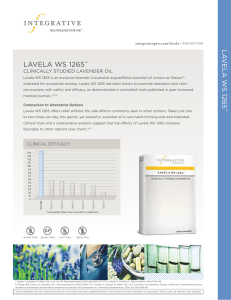 Lavela WS 1265 | Information Sheet