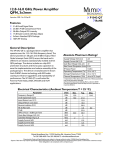 12.0-16.0 GHz Power Amplifier QFN, 3x3mm
