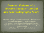 Pregnant Patients with Ebstein`s Anomaly Clinical and