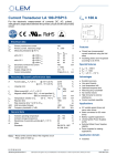 I PN = 100 A Current Transducer LA 100-P/SP13