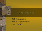 Risk Management - Spears School of Business