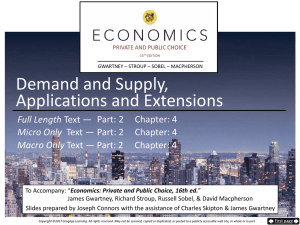 Demand and Supply: Applications and Extensions (15th ed.)