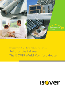 The ISOVER Multi-Comfort House – for moderate climate