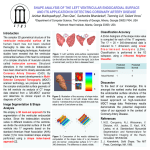 shape analysis of the left ventricular endocardial surface and its