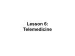 Lesson 6: Telemedicine