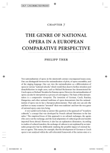 the genre of national opera in a european comparative perspective