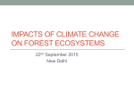 Impacts of climate change on Ecosystems