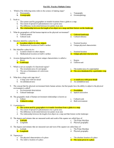 Part III Practice Multiple Choice