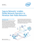 Saguna Networks* enables Mobile Network Operators