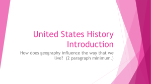 United States History Introduction