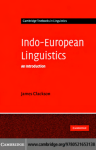 Indo-European Linguistics: An Introduction