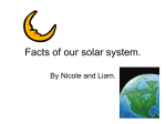 Facts of our solar system.