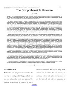 The Comprehensible Universe